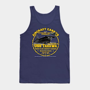 USS Tarawa CVA-40 aircraft carrier veterans Tank Top